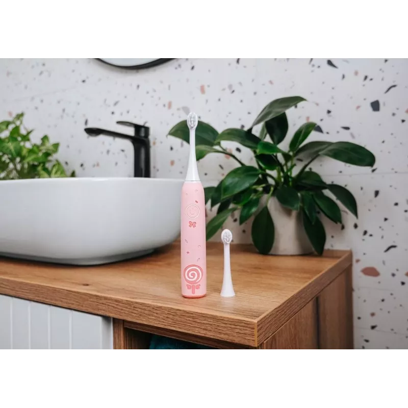 Escova de dentes sónica Concept ZK6010 para crianças 5-9 anos rosa