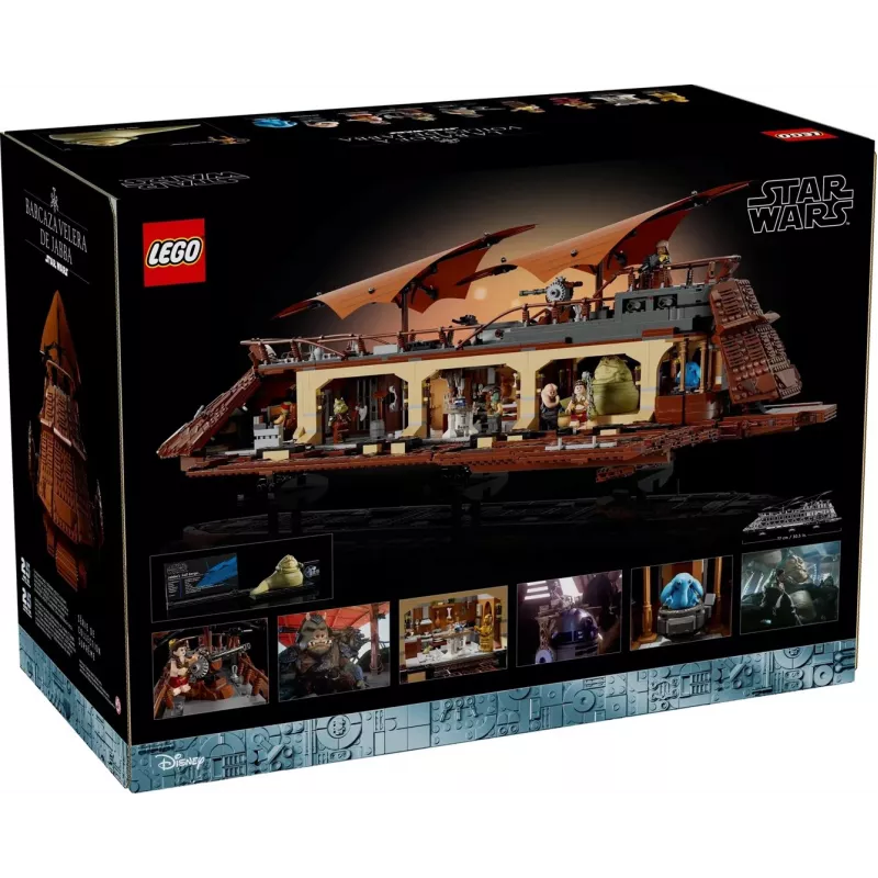 Conjunto LEGO Star Wars Jabba's Barge 75397 – 3943 peças, 11 minifiguras, idade 18+