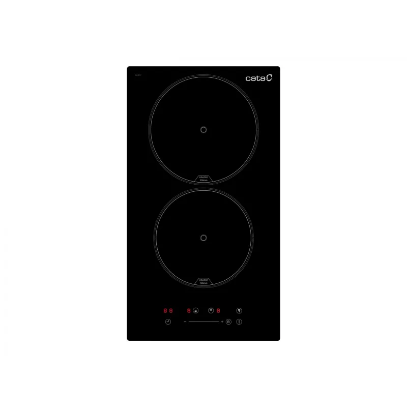 CATA | Placa de cozinha | ISB 3102 BK | Indução | Número de queimadores/zonas de cozinha 2 | Slider | Temporizador | preto