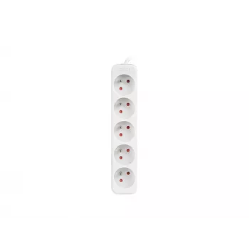 LANBERG PS0-05E-0150-W 1,5 m Branco 5 tomadas 230V Cabo de extensão Lanter de cobre maciço