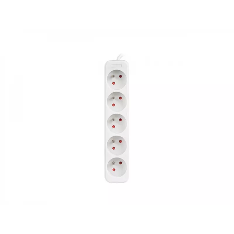 LANBERG PS0-05E-0150-W 1,5 m Branco 5 tomadas 230V Cabo de extensão Lanter de cobre maciço