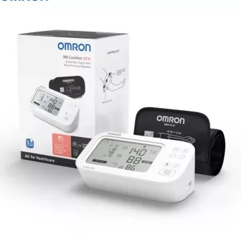 Omron HEM-7380-E medidor de tensão arterial de braço automático 2 utilizadores