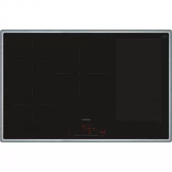 Siemens iQ700 EX845HVC1E Placa de cozinha preto Integrada 80 cm 5 zonas