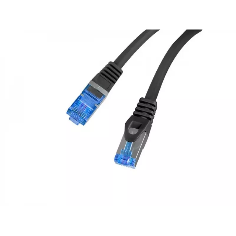 Cabo de rede Lanberg PCF6A-10CC-0025-BK RJ45 Cat6a 0,25m preto