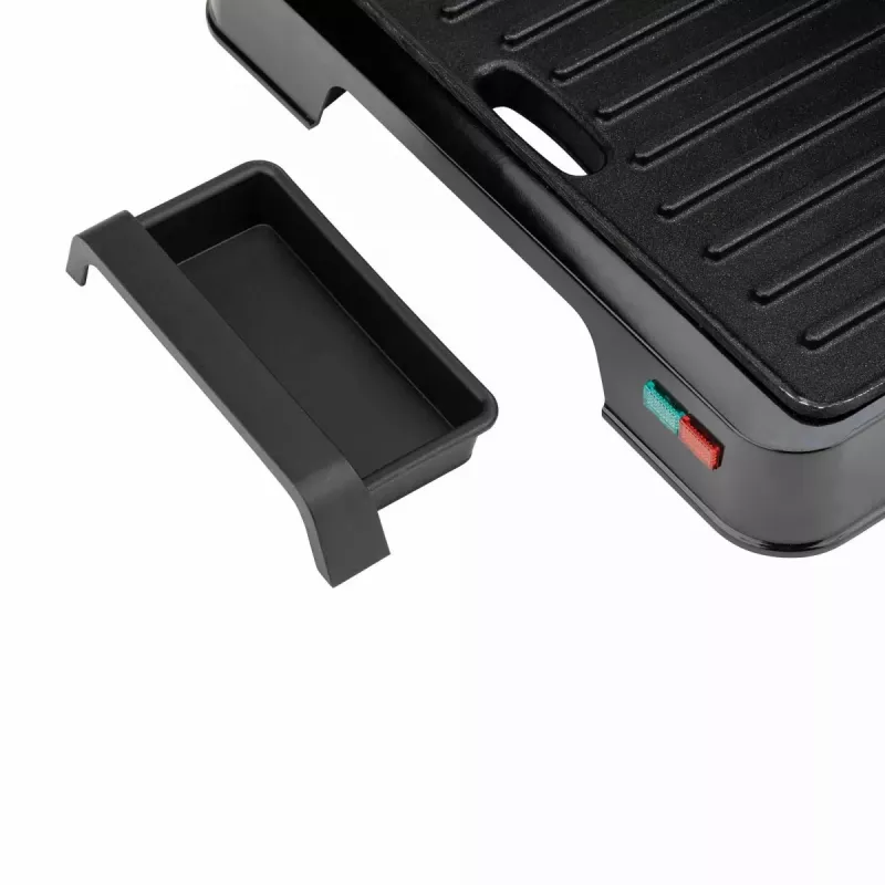 Grelhador elétrico Jata JEGR1124 com revestimento antiaderente e temperatura ajustável