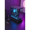 Caixa de PC Midi-Tower TACENS Mars Gaming MCPRISMA, preta, vidro temperado, compatível com ATX/Micro-ATX/Mini-ITX, 2x 3,5