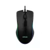 Rato gaming com fios aquecido ActiveJet AMY-W390 — ambidestro, ótico 2000 DPI, USB Type-A, 4 botões, preto