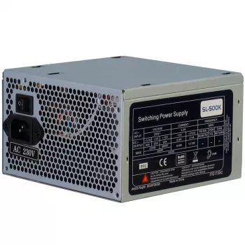 Fonte de alimentação INTER-TECH SL-500K 500W com ventoinha de 120 mm