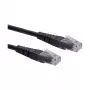 Cabo de rede ROLINE Cat.6 Classe E UTP preto 0,3m