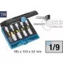 Hazet 986/9N conjunto de inserções de caixa para chave de fendas