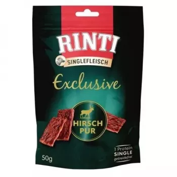 RINTI Singlefleisch Exclusive Veado - Petiscos para cães - 50 g