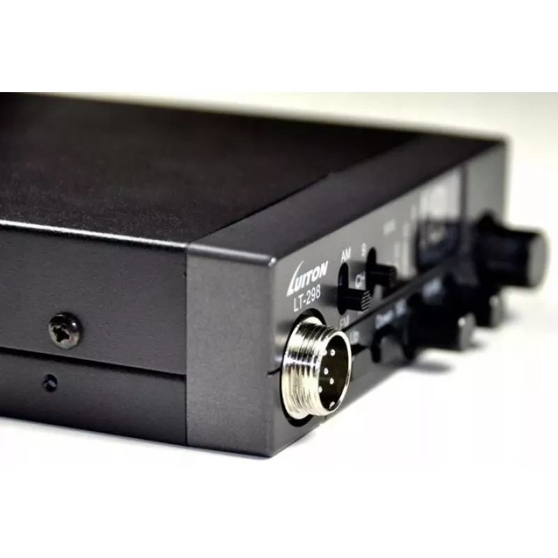 Luiton LT-298 ASQ rádio CB AM/FM ficha para isqueiro preto