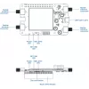 Módulo de rede TELTONIKA Calyx 5G EBD050 para Raspberry Pi 5, entrada 5 V, 56 × 100,8 × 23,1 mm