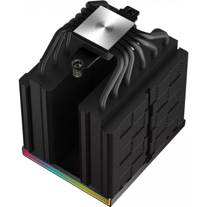 Arrefecedor de CPU DeepCool AK620 Digital PRO — ventoinha de 120 mm, 1750 rpm, 25 dB, 12 V, compatível com LGA1700/AM5, preto