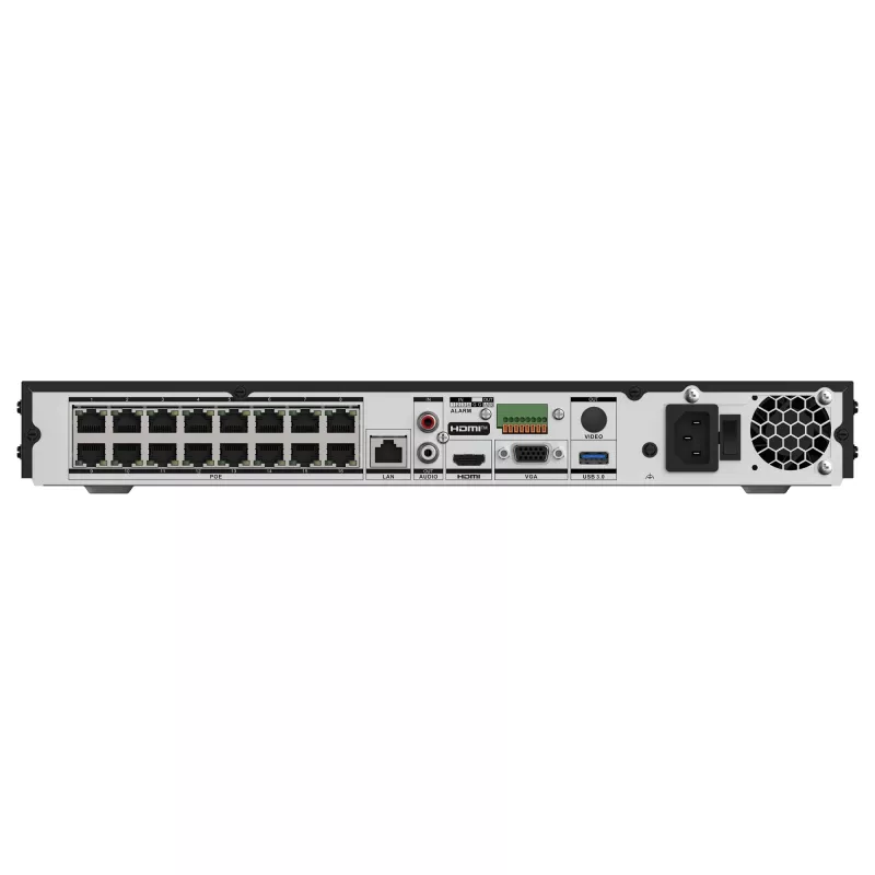 Gravador de vídeo em rede Hikvision DS-7616NXI-I2/16P/VPRO 1U preto