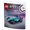 30734 Speed Champions F1 ACADEMY Mini-Auto, brinquedo de construção Polybag