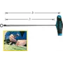 Hazet 828-2.5 chave de fendas sextavada interior 2,5 mm 100 mm (828-2.5)