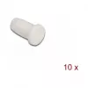 Tampa antipoeira para fibra ótica DeLOCK 86846 10 unidades branco