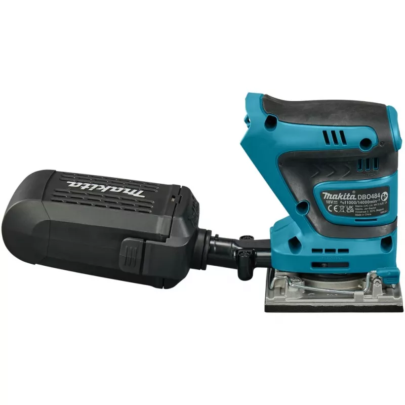 Lixadeira excêntrica Makita DBO484Z 14000 OPM preto, azul