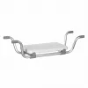 Banco de banheira ActionMed LW200AM design rebaixado para banheira, Tecnopolímero, prateado, antiderrapante, ajuste horizontal