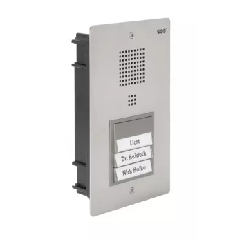 Intercomunicador/painel de controlo Auerswald TFS-Dialog 313 — posto de 3 teclas, modelo 90057