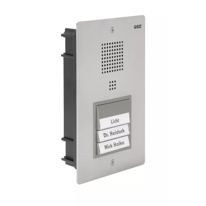 Intercomunicador/painel de controlo Auerswald TFS-Dialog 313 — posto de 3 teclas, modelo 90057