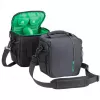 Mala de ombro Rivacase 7420 preta compatibilidade SLR