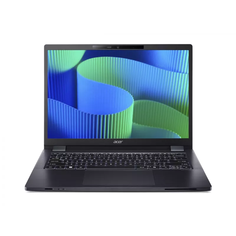 Acer | TravelMate TMP414-53-G2-TCO-585Q | Azul ardósia | 14 polegadas | WUXGA | 1920 x 1200 píxeis | Intel Core 5 | 120U | 16 GB | DDR5 | Unidade de estado sólido 256 GB | Intel Iris Xe