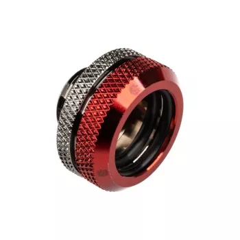 Adaptador BitsPower Multi-Link reto G1/4 macho para tubo rígido 16 mm DE, preto brilhante