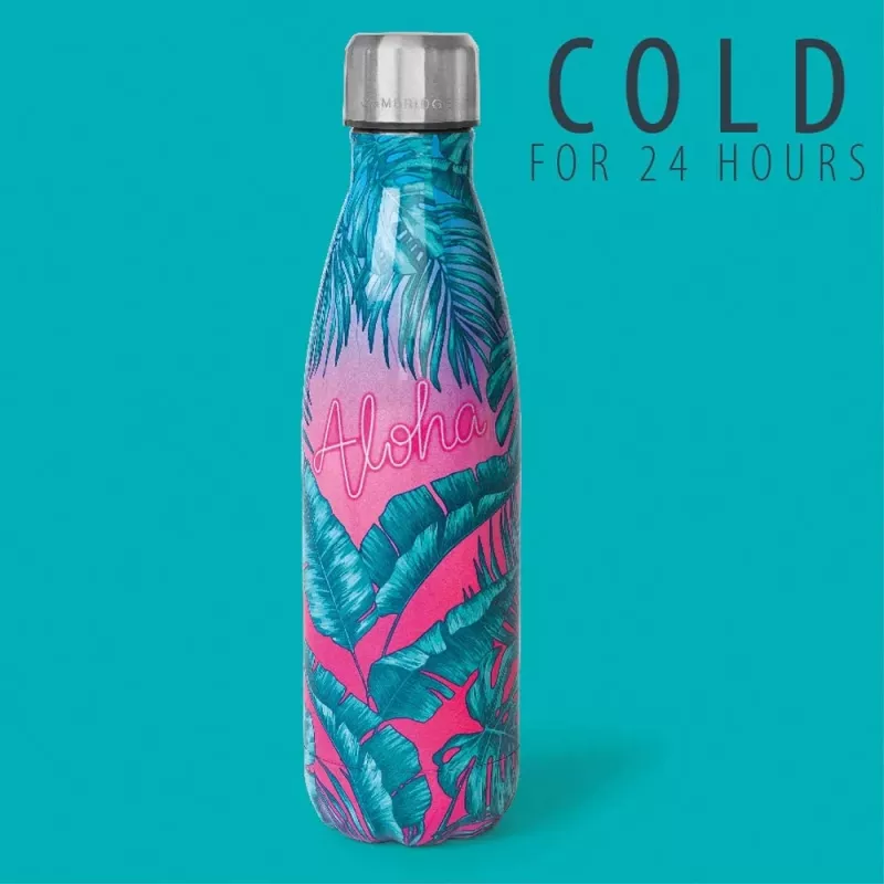 Garrafa térmica Cambridge CM06510 500 ml – design Aloha Palm Beach