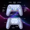 Comando Subsonic PS5 Wireless LED Controller branco D-pad Home Options Share
