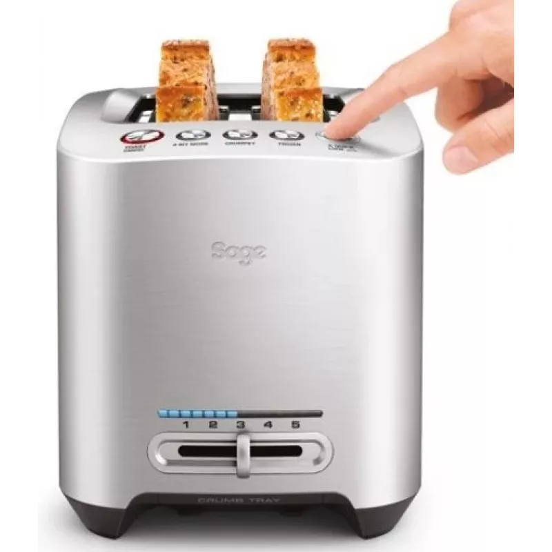 Sage the Smart Toast 5 2 fatias Prateado