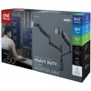 Suporte de monitor universal de alto desempenho DM 5210 Dual Heavy Duty, suporte de monitor preto, para monitores 43–127 cm (17–50
