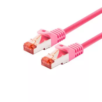 Cabo de rede LOGON TCR66SS070M Cat6 S/FTP (S-STP) magenta, 7 m, RJ-45—RJ-45