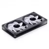 Ventoinhas para caixa Jonsbo ZB-240BR 120mm Reverse Blade ARGB PWM pack de 2 - preto