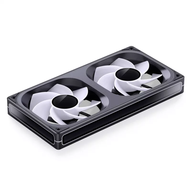 Ventoinhas para caixa Jonsbo ZB-240BR 120mm Reverse Blade ARGB PWM pack de 2 - preto