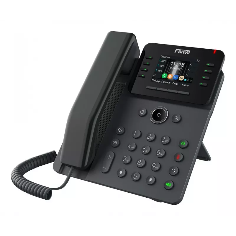 Telefone IP Fanvil V62W preto