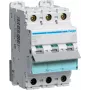Disjuntor Hager NBN332 tipo B 3 3 módulos (NBN332)