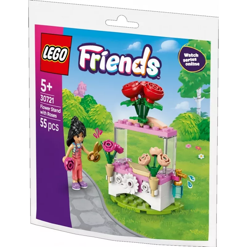 Blocks Friends 30721 Suporte de flores com rosas