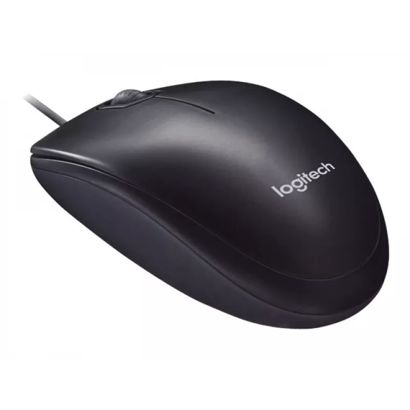 Rato ótico de escritório com fio Logitech M90 — 1000 DPI, para ambas as mãos, USB Type-A, preto