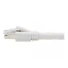 Cabo Ethernet blindado S/FTP série Cat8 25G/40G certificado da Eaton Tripp Lite, à prova de dobras (RJ45 M/M), PoE, branco, 1,83 m - cabo de rede - RJ-45 (M) para RJ-45 (M) - 1,829 m - S/FT