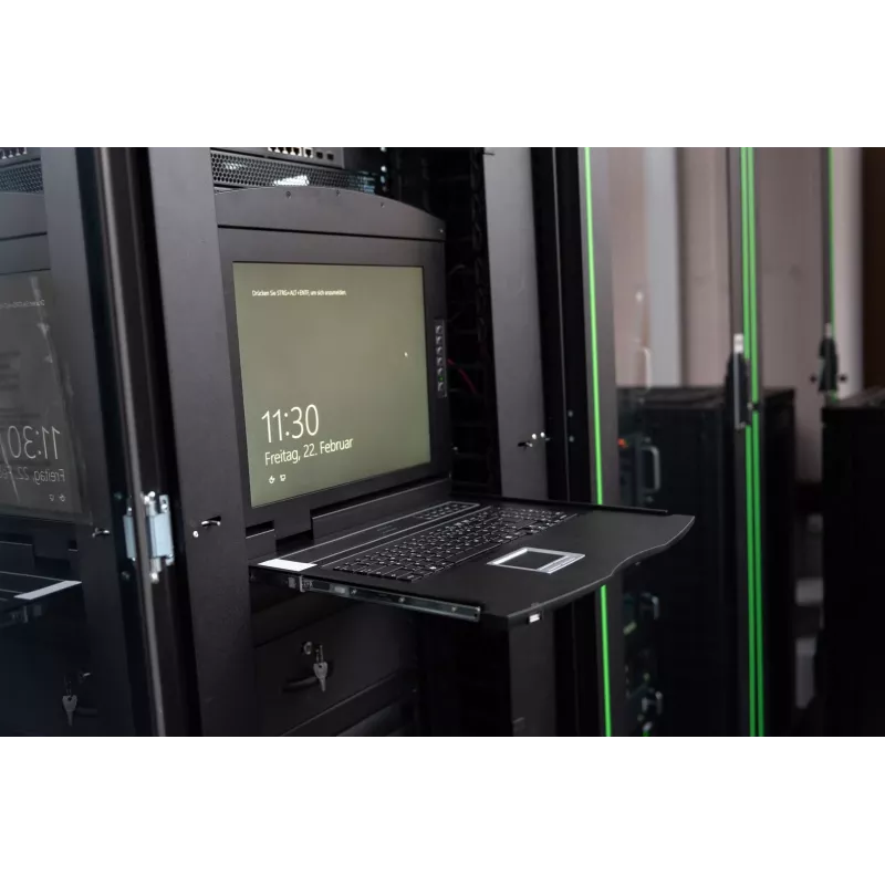 Consola KVM de rack LCD 19 polegadas 16 portas DIGITUS DS-72211-3US