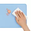 Tapete de secretária XXL para rato e teclado, azul