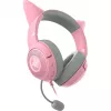 Razer Kraken Kitty V2 RZ04-04730200-R3M1 auscultadores gaming com fio, USB-A, microfone, drivers de 40 mm, Quartz Pink