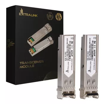 Módulo SFP Extralink 1,25 Gbit/s LC/UPC 850 nm 550 m Multimodo (pack de 2)