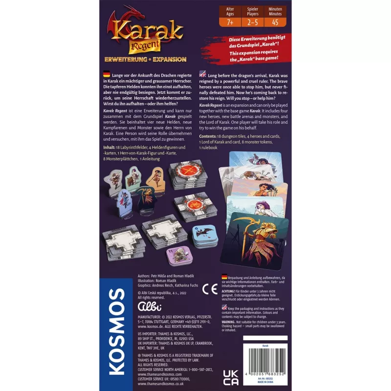 Karak Regent, expansão de jogo de tabuleiro