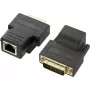 Extensor DVI Renkforce 189872 — prolonga o sinal DVI até 70 m através de cabo RJ45