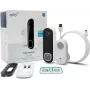 Campainha de vídeo Arlo Essential 2K Chime 180° campo de visão com fios sem fios