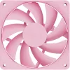 Ventoinha de refrigeração para computador HYTE FA12-SM-4 120 mm, 1500 rpm, 72 m³/h, 1,6 mmH2O, FDB, rosa, 4 unid.