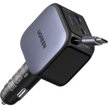 Carregador de automóvel UGREEN Fast Car Charger 2 portas 60W (55212B) – carregador USB de automóvel 2 portas 60W